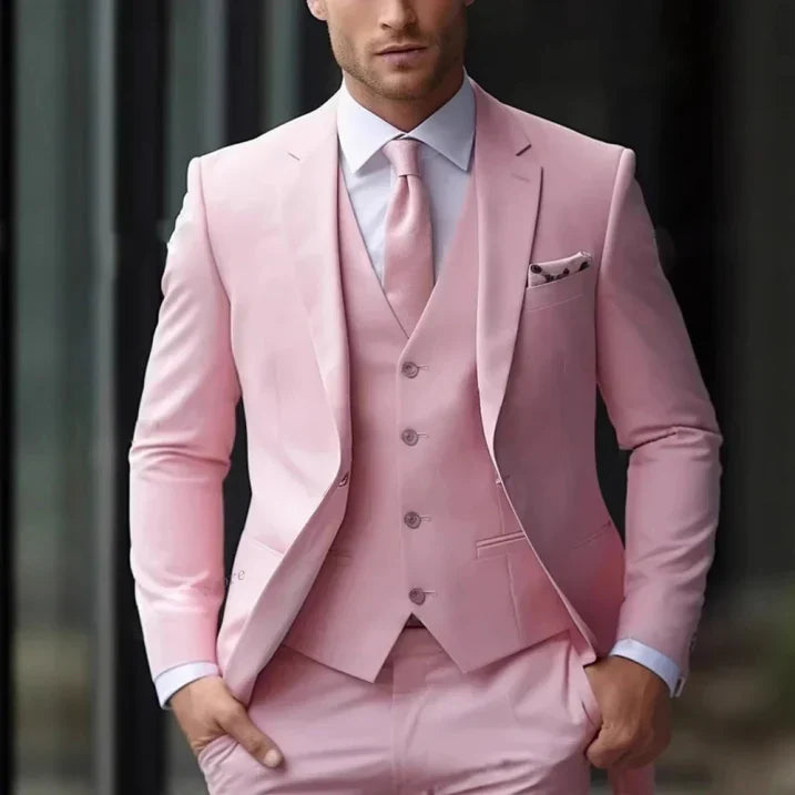 Caleb | Men's Slim Fit Three-Piece Suit