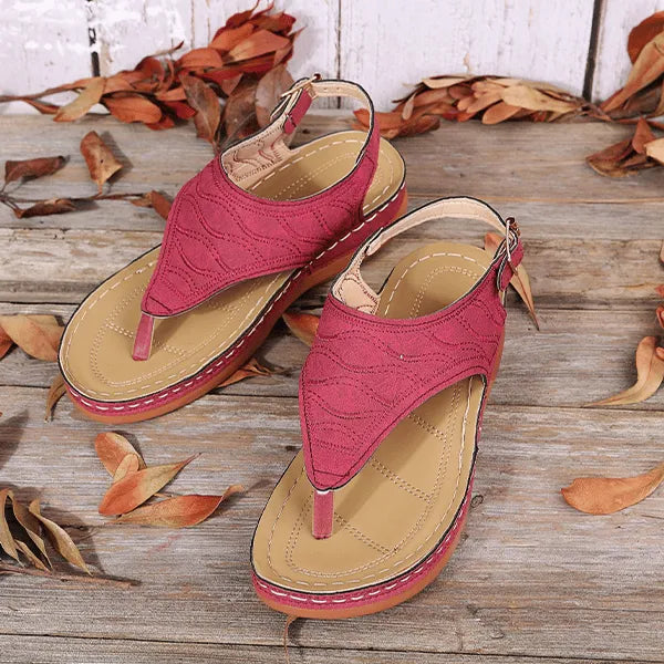 Mila | Women's Open Toe Slingback Flat Sandals