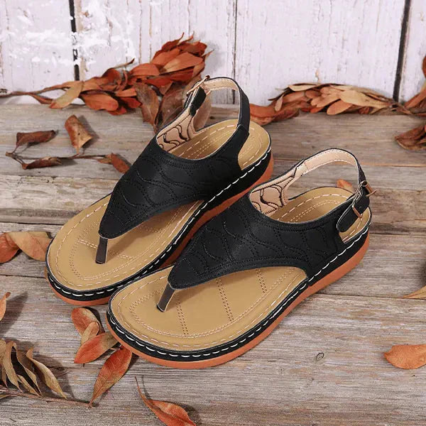Mila | Women's Open Toe Slingback Flat Sandals