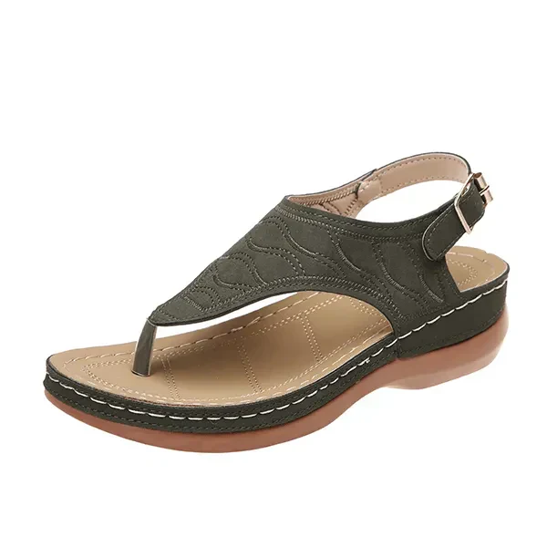 Mila | Women's Open Toe Slingback Flat Sandals