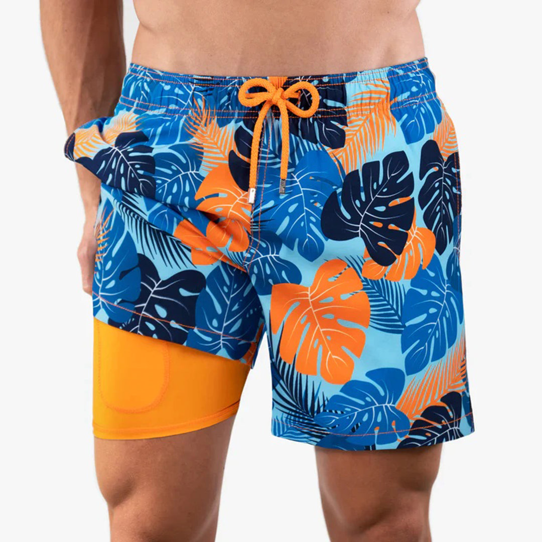 Mason | Men's Swim Shorts With Inner Storage Pockets
