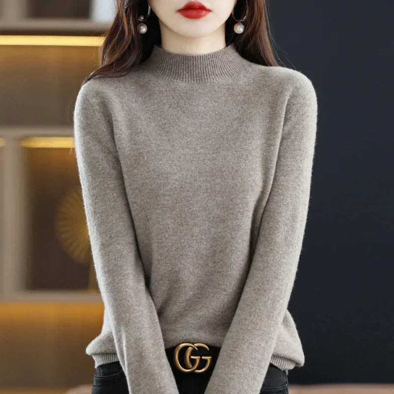 Isla | Women's Soft Knit Turtleneck Sweater