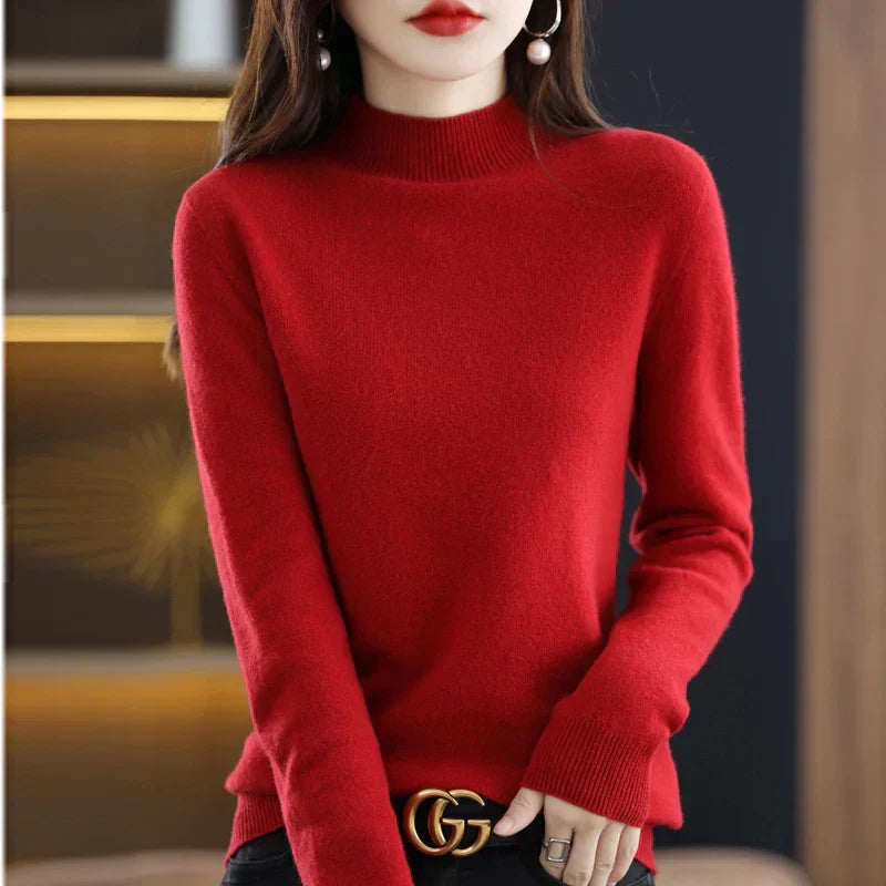 Isla | Women's Soft Knit Turtleneck Sweater