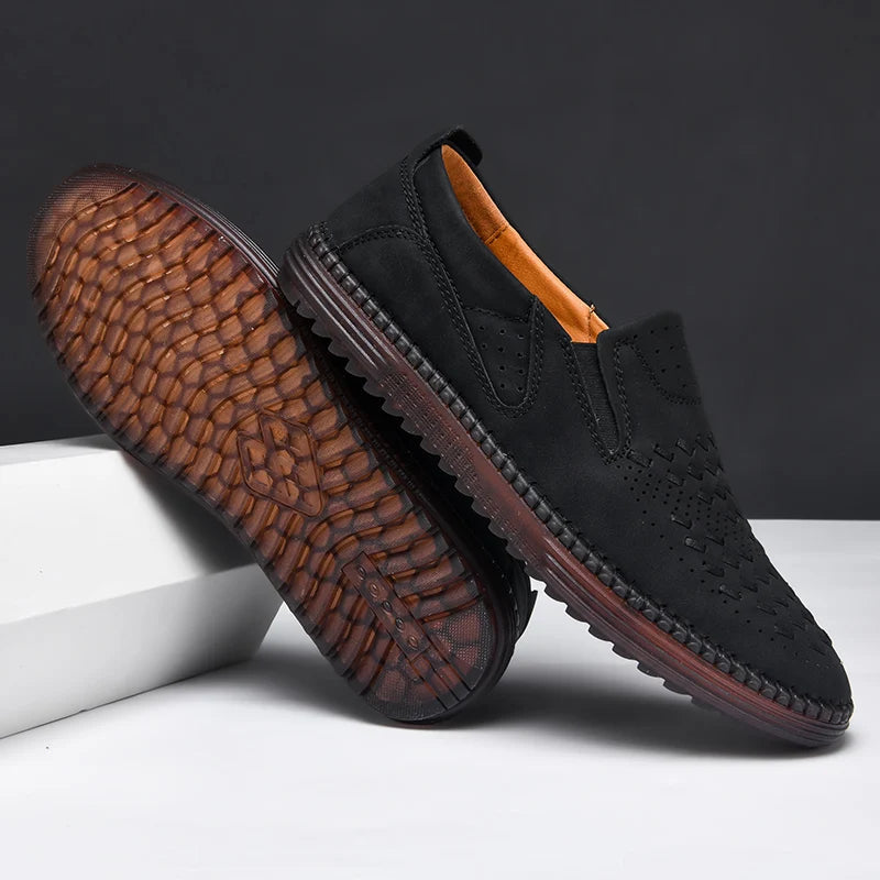 Noah | Men's Woven Slip-On Walking Loafers