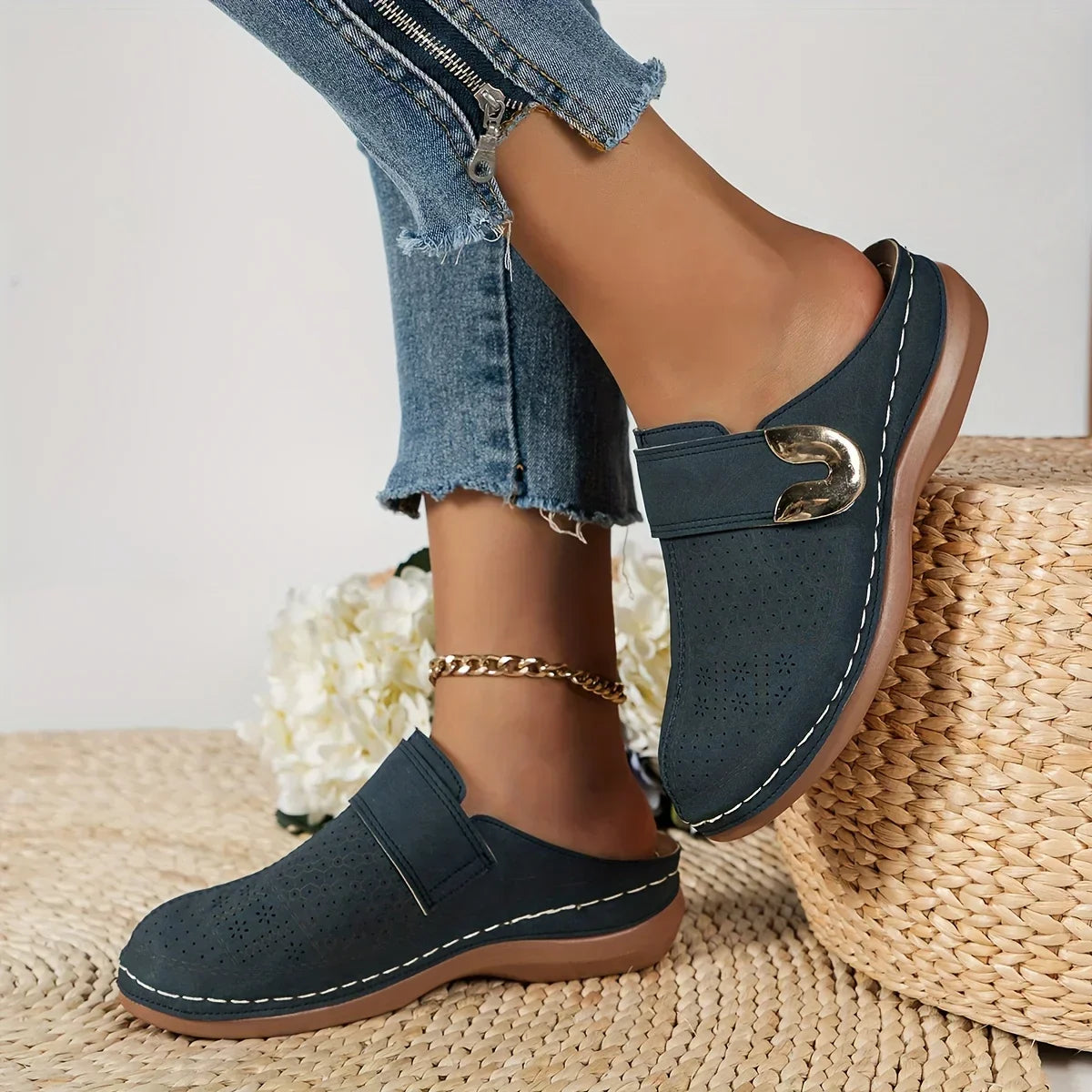 Mila | Women's Orthopedic Wedge Strap Sandals