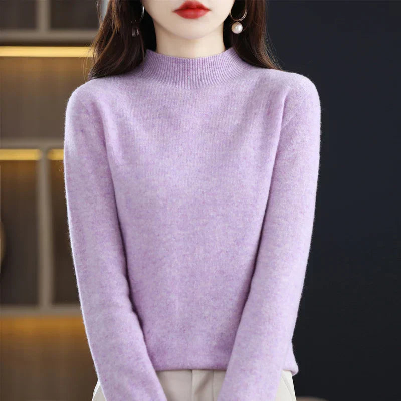 Isla | Women's Soft Knit Turtleneck Sweater