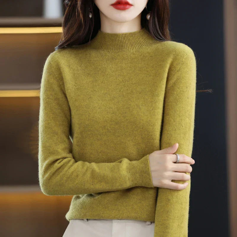 Isla | Women's Soft Knit Turtleneck Sweater