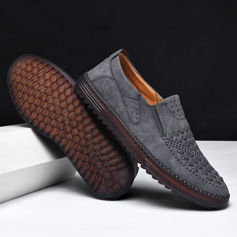 Noah | Men's Woven Slip-On Walking Loafers