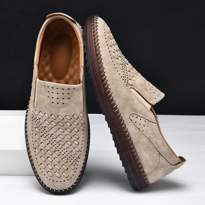 Noah | Men's Woven Slip-On Walking Loafers