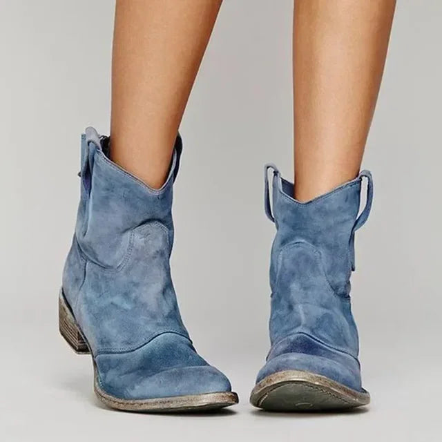 Tessa | Women's Vintage Western Style Ankle Boots