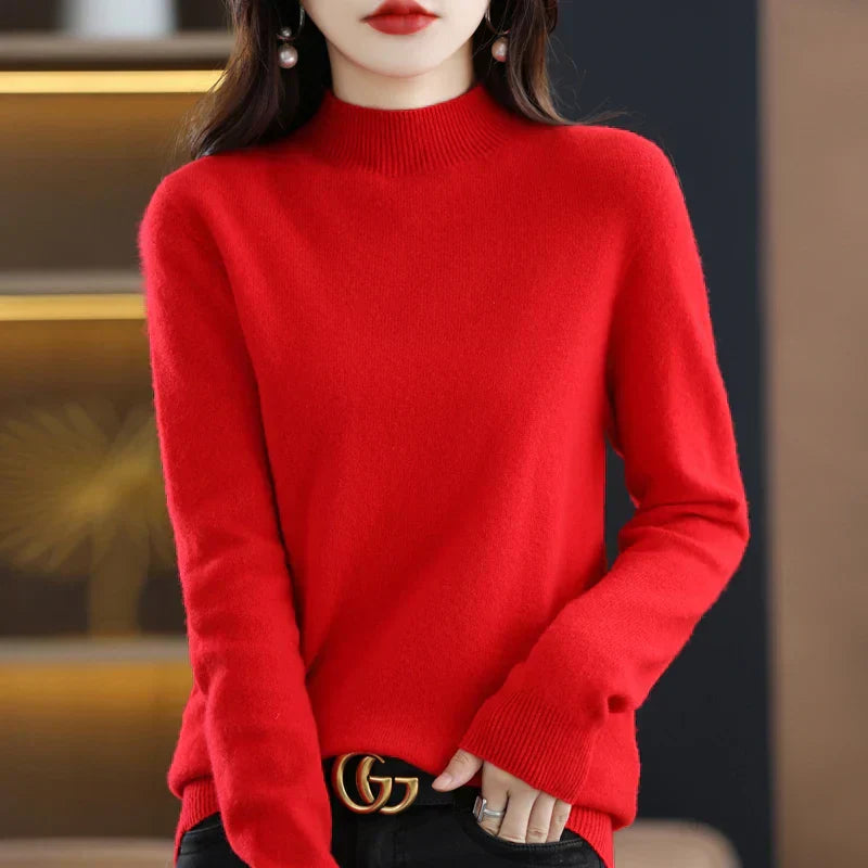 Isla | Women's Soft Knit Turtleneck Sweater