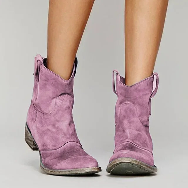 Tessa | Women's Vintage Western Style Ankle Boots