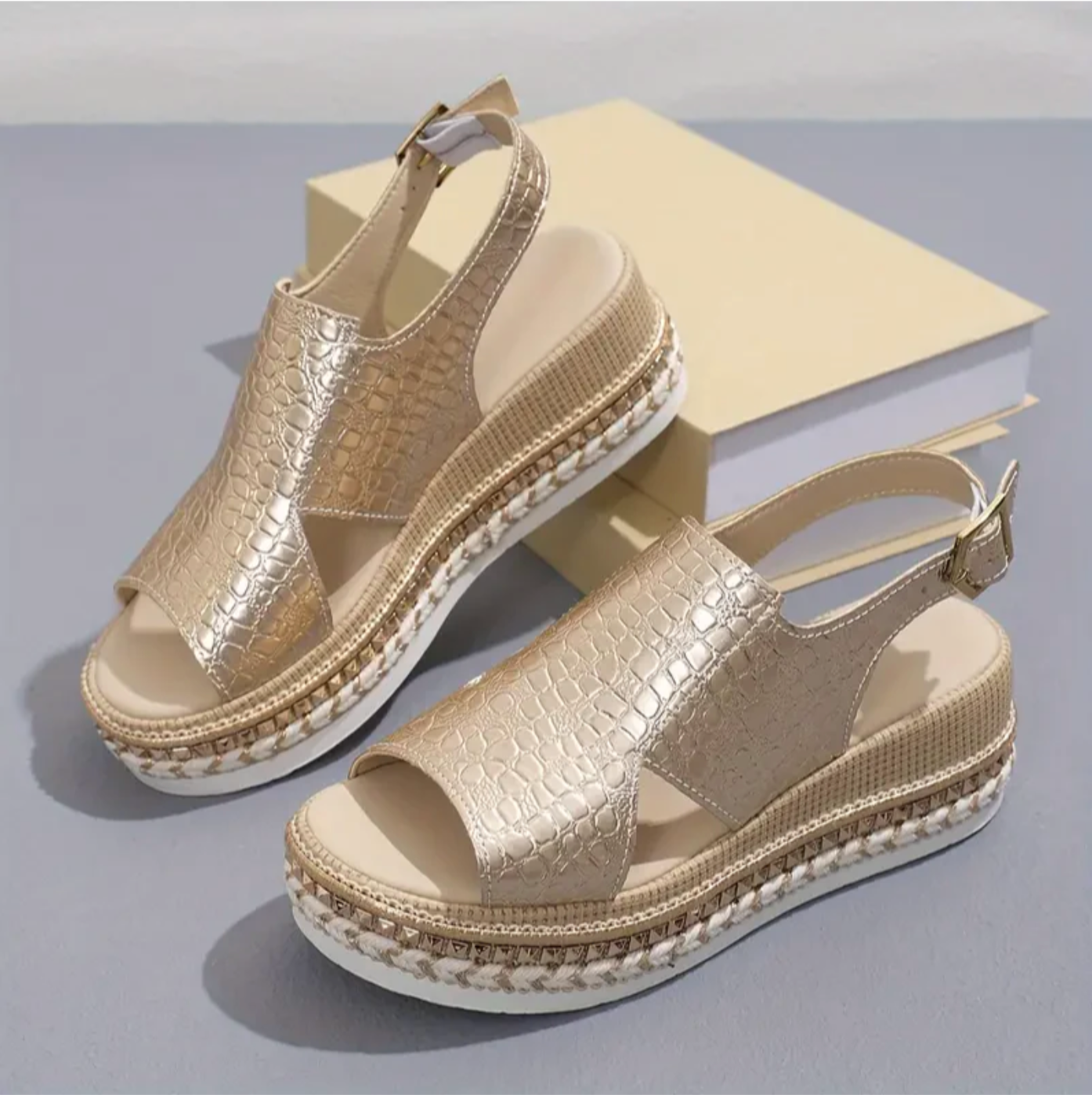 Aria | Women's Orthopedic Slingback Wedge Heel Sandals
