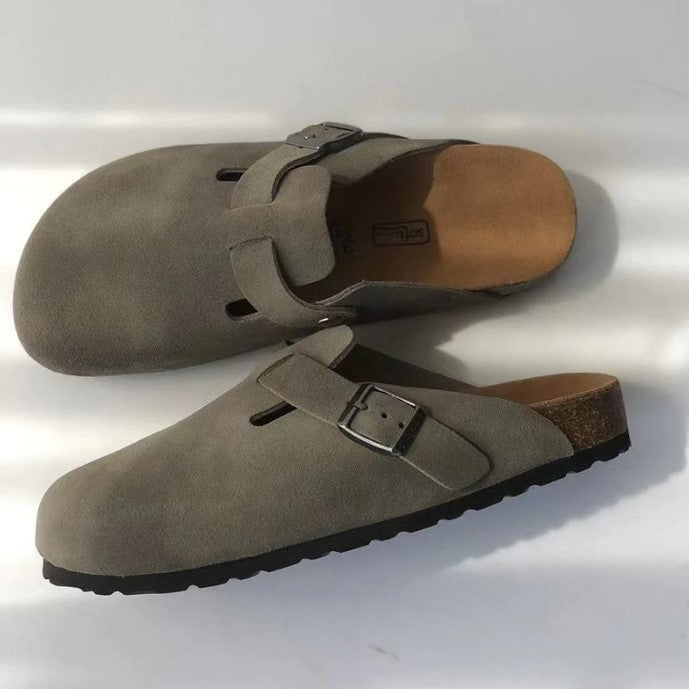 Elise | Women's Closed Toe Buckle Strap Clogs