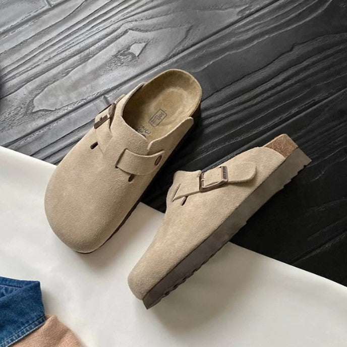 Elise | Women's Closed Toe Buckle Strap Clogs