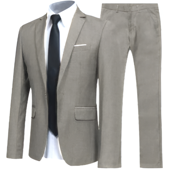 Leon | Men's Tailored Fit Blazer And Trouser Suit Set