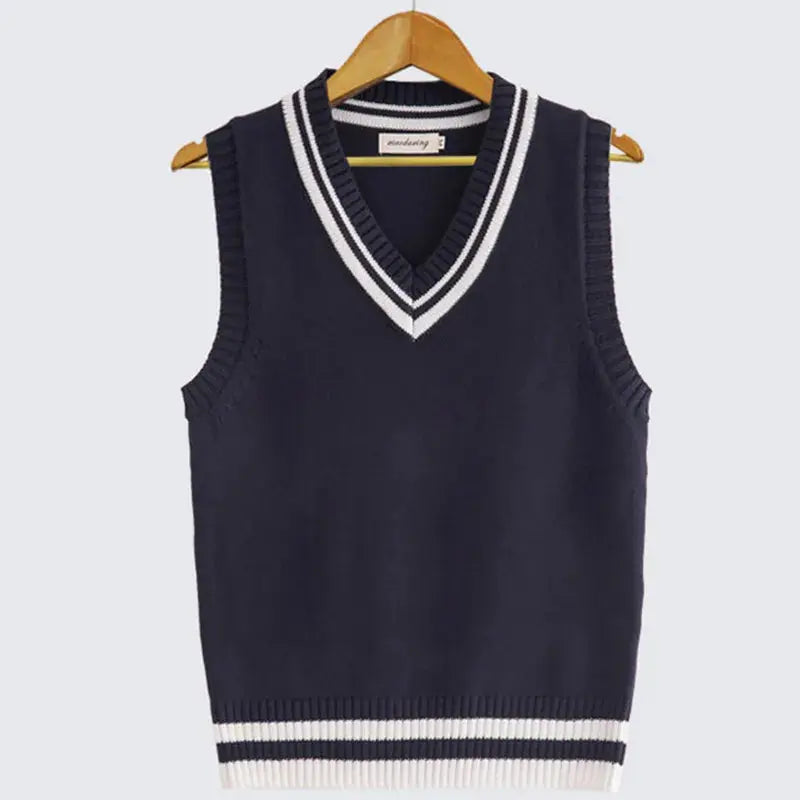 Mateo | Men's V-Neck Cable Knit Sweater Vest