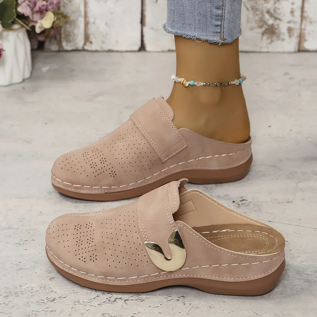 Mila | Women's Orthopedic Wedge Strap Sandals