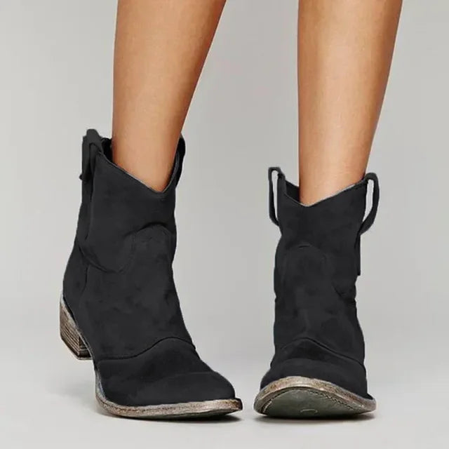 Tessa | Women's Vintage Western Style Ankle Boots