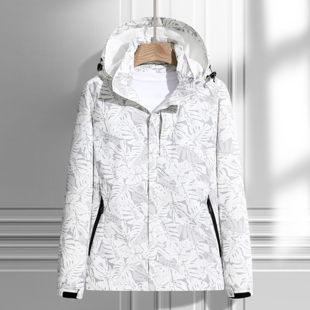 Elowen | Women's Hooded Waterproof Zip-Up Lightweight Jacket