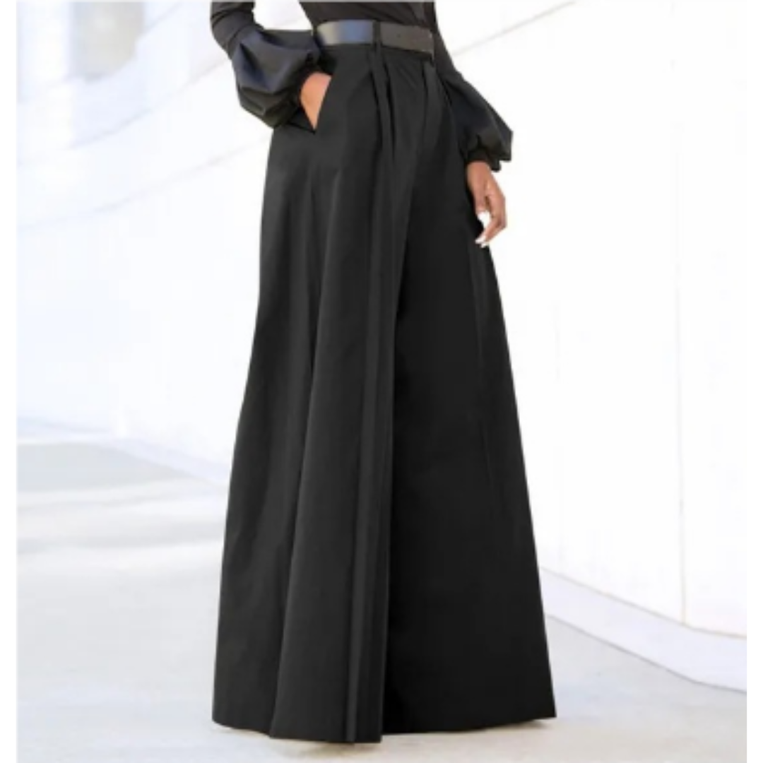 Soraya | Women's High-Waist Wide-Leg Palazzo Pants