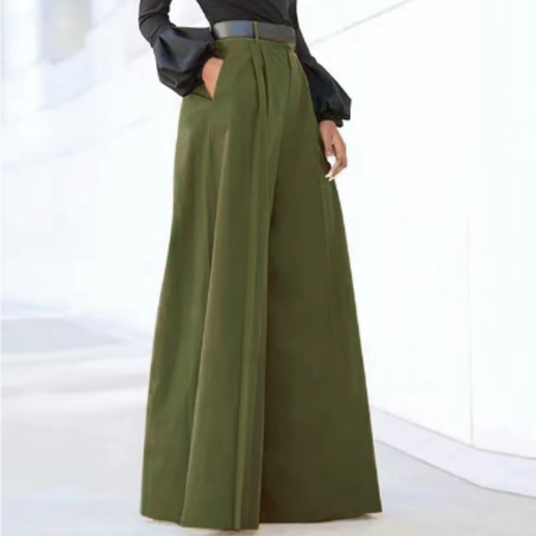 Soraya | Women's High-Waist Wide-Leg Palazzo Pants