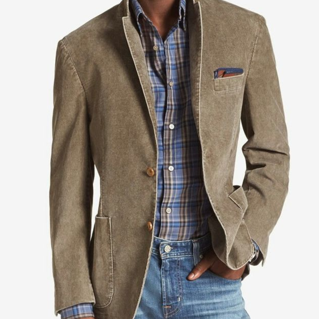Nikolai | Men's Corduroy Slim Fit Blazer