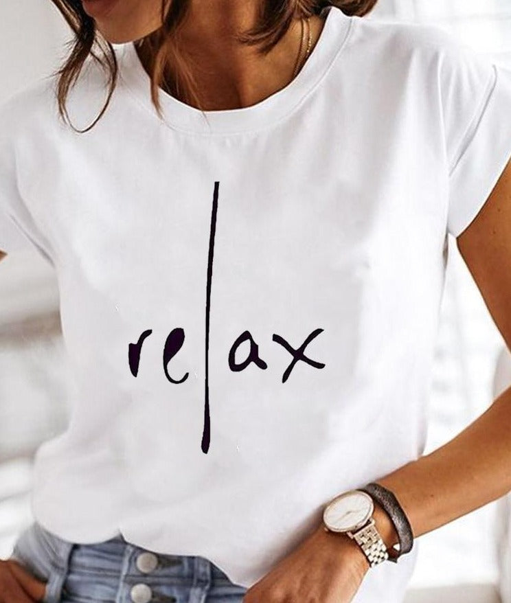 Clara | Women's Crew Neck Casual Summer T-Shirt
