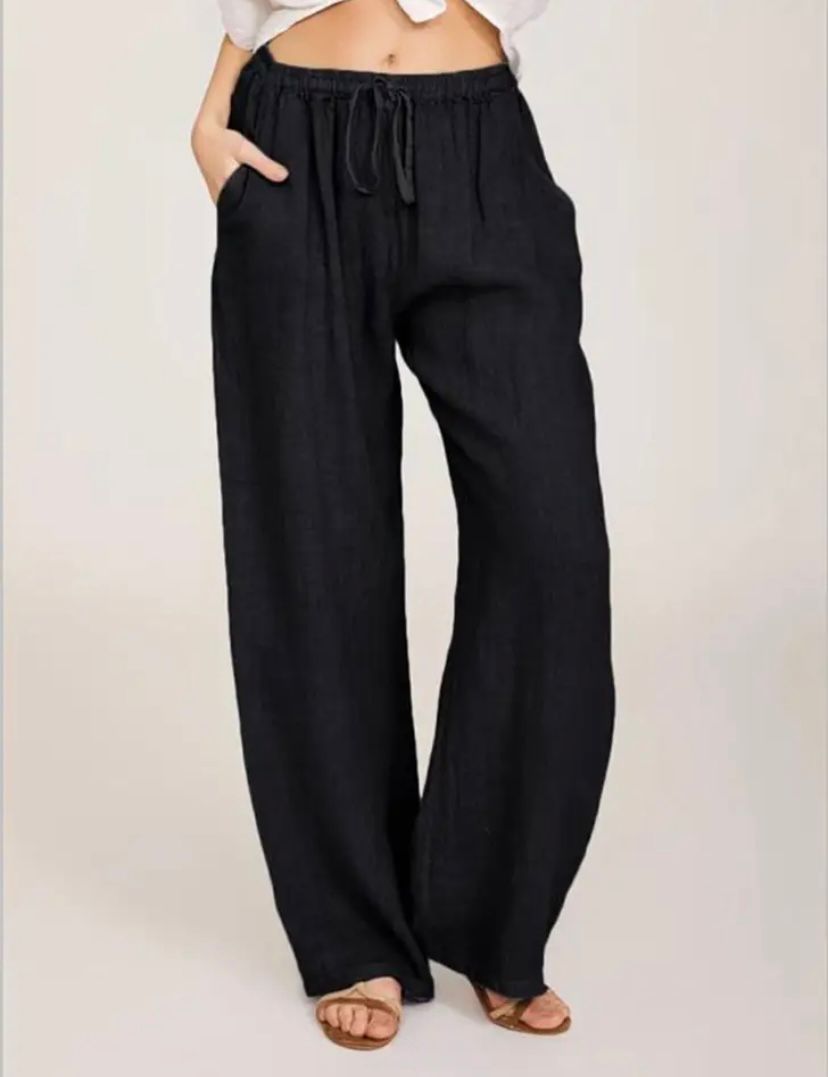 Lila | Women's High-Rise Relaxed Wide Leg Trousers