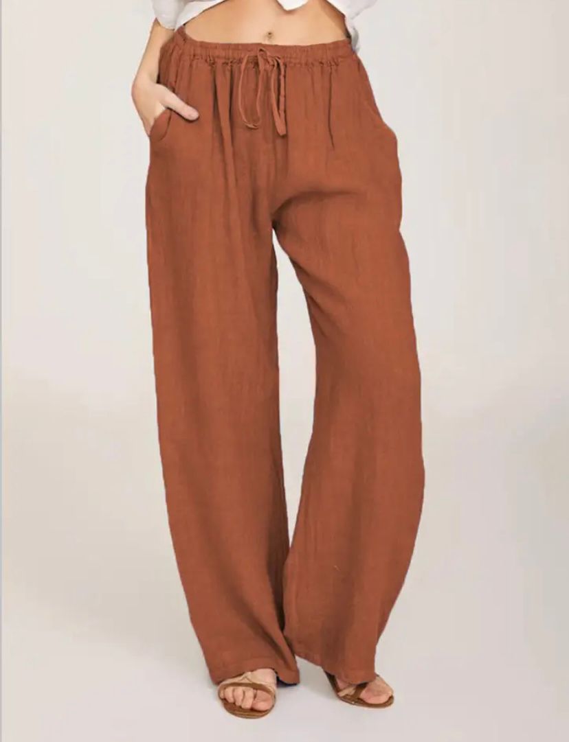 Lila | Women's High-Rise Relaxed Wide Leg Trousers