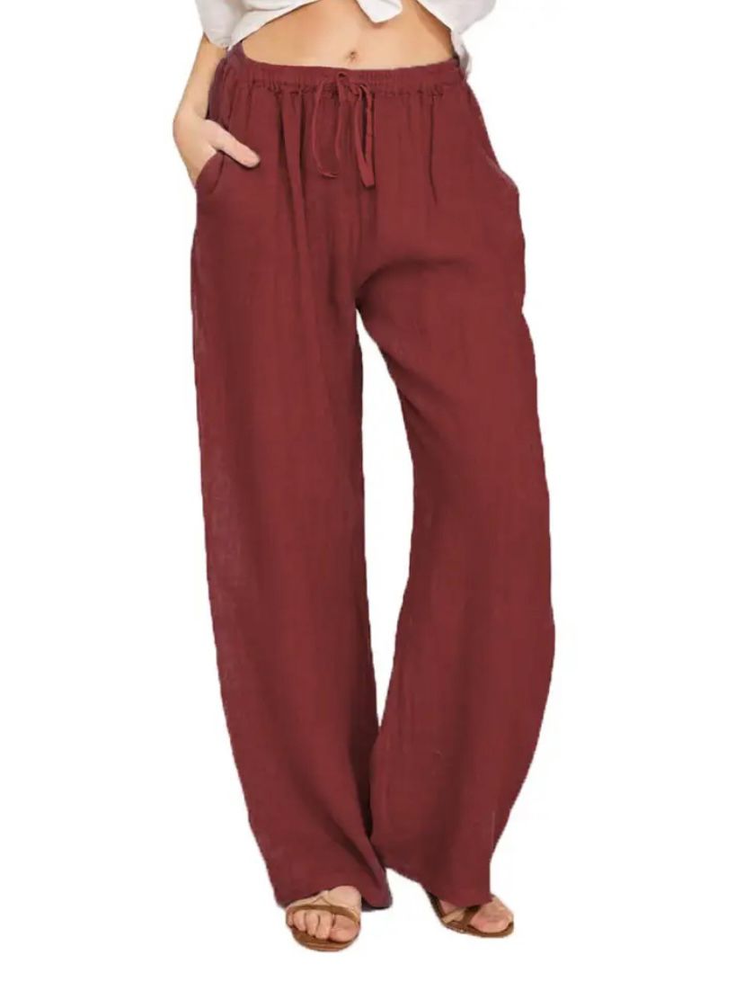 Lila | Women's High-Rise Relaxed Wide Leg Trousers