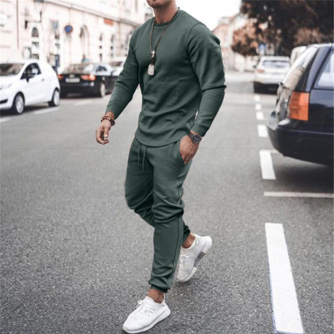 Kieran | Men's Slim Fit Zip Front Tracksuit Set