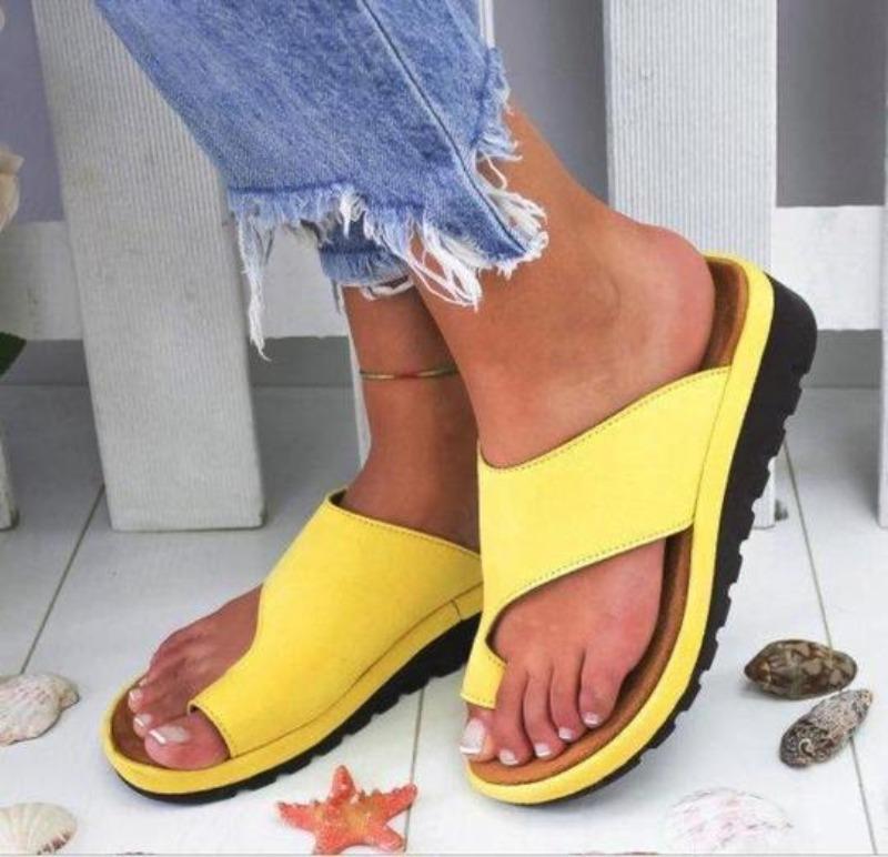 Elena | Women's Orthopedic Cross Strap Slide Sandals