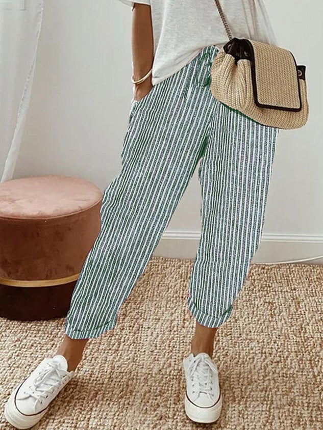 Astra | Women's Linen Drawstring Pants