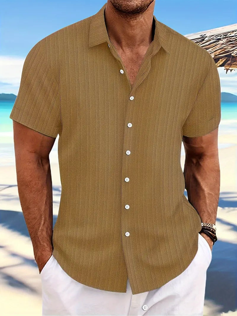 Rocco | Men's Linen Short Sleeve Shirt