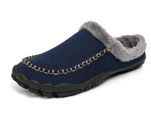 Men's lined open-back slippers - product photo 7