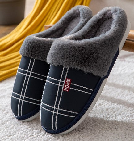 Men's open-back slippers in large sizes - product photo 1