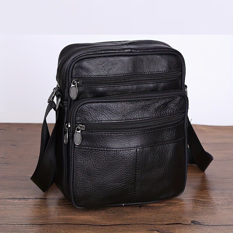 Full-grain leather crossbody bag - product photo 1