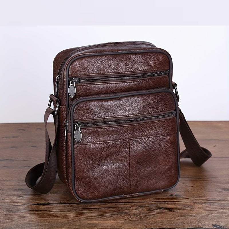 Full-grain leather crossbody bag - product photo 2