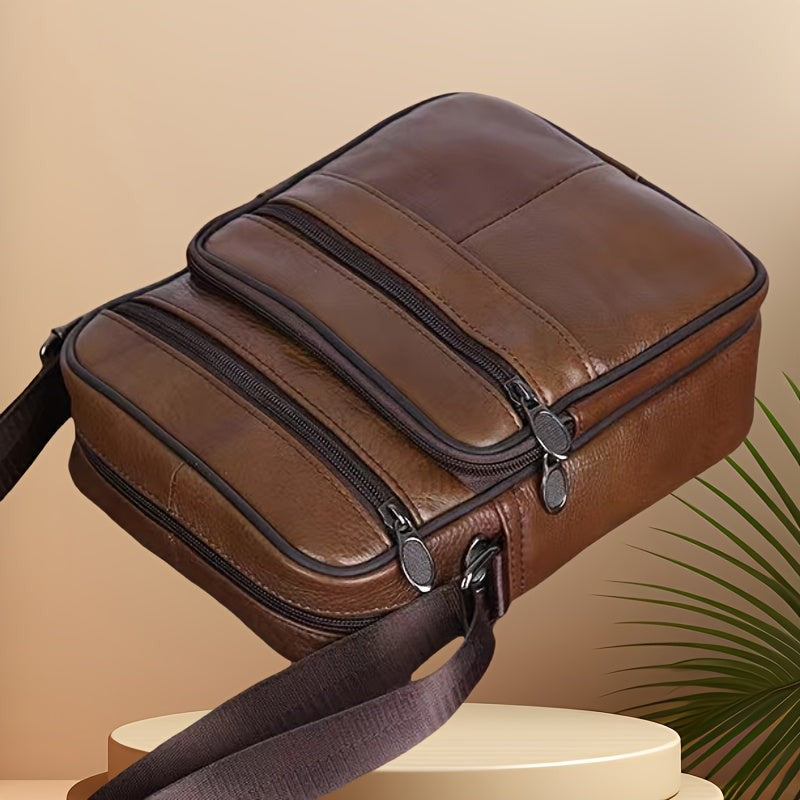 Full-grain leather crossbody bag - product photo 5