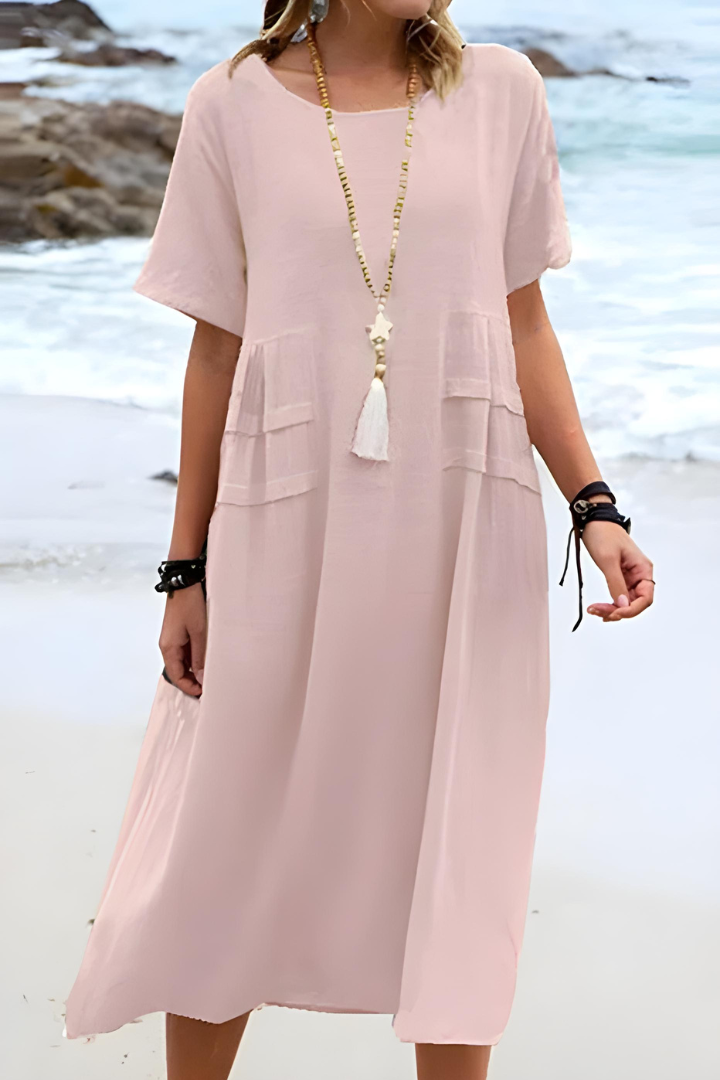 Freya | Women's Relaxed Fit Beach Midi Dress