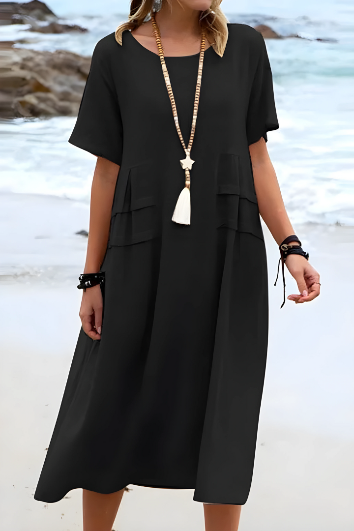 Freya | Women's Relaxed Fit Beach Midi Dress
