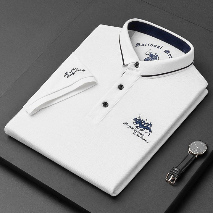 Men's pique polo shirt - product photo 3