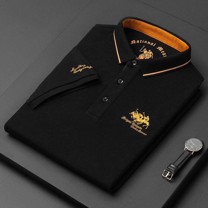 Men's pique polo shirt - product photo 6