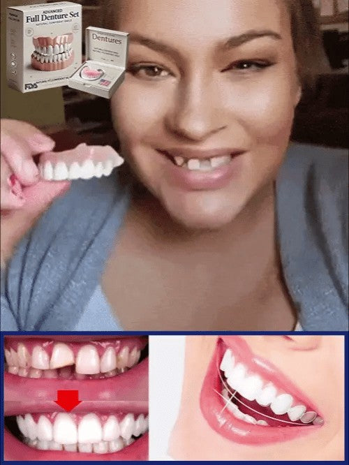 Flexible cosmetic upper and lower tooth covers - product photo 2