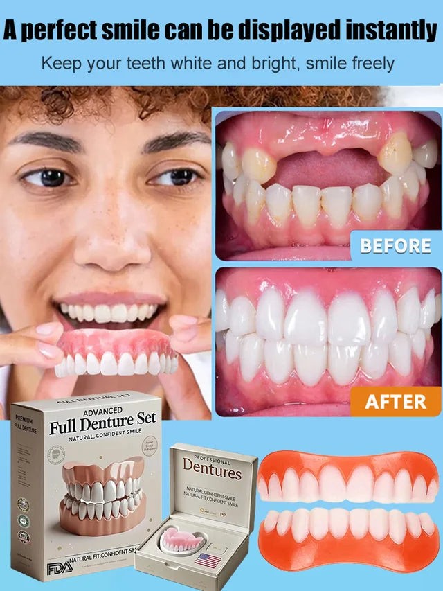 Flexible cosmetic upper and lower tooth covers - product photo 4