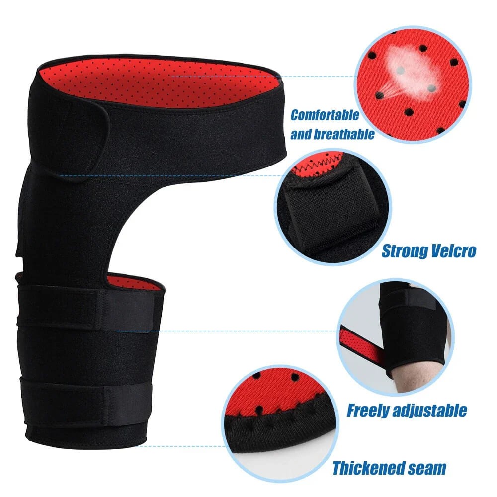Adjustable hip support compression wrap - product photo 4