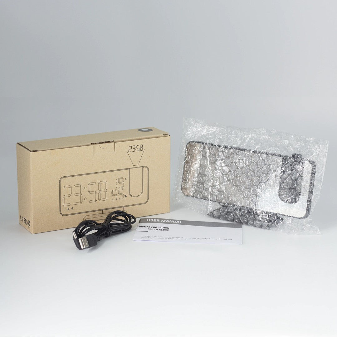 LED alarm clock with ceiling time projector - product photo 5
