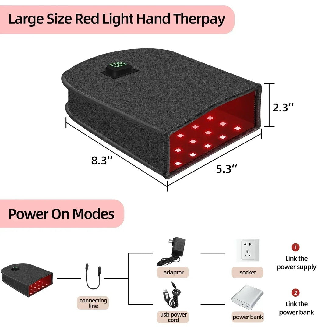 LED red light hand wrap - product photo 12