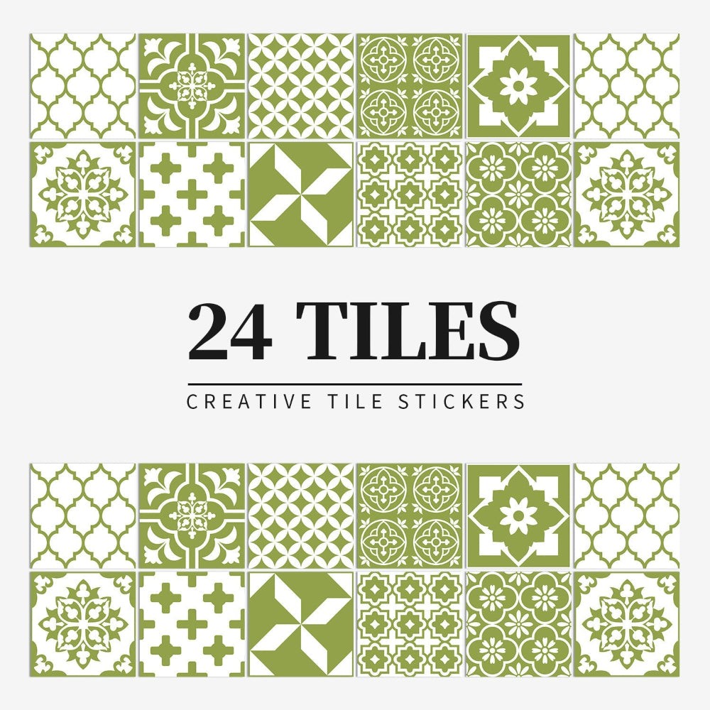 Peel-and-stick mandala tile stickers - product photo 5